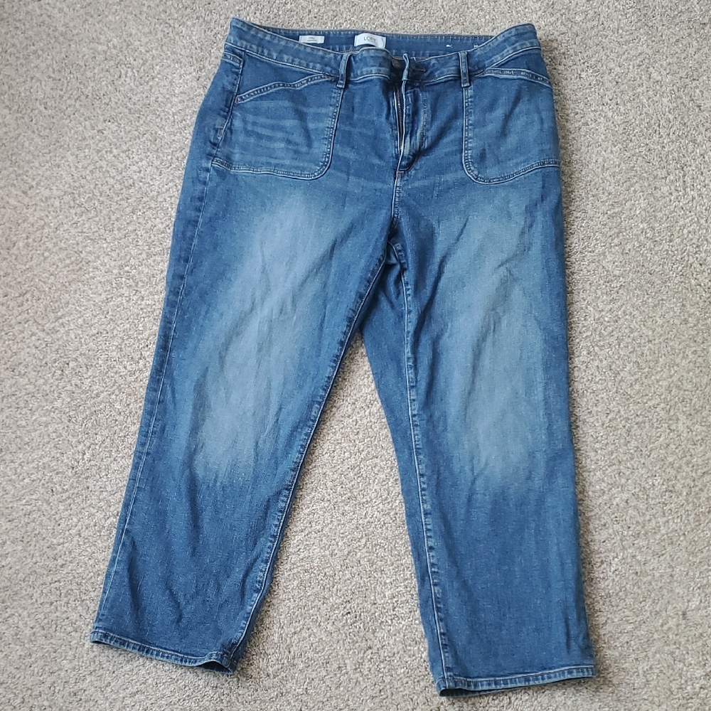 LOFT Cropped Denim Jeans